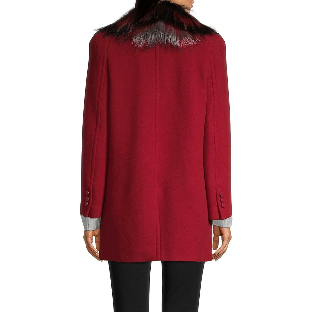 Fendi Mehrfarbiger Mantel aus reiner Schurwolle