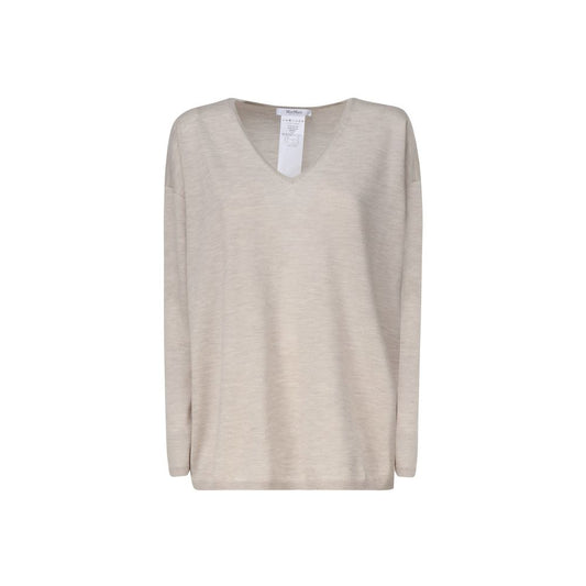 Max Mara Beiger Kaschmirpullover