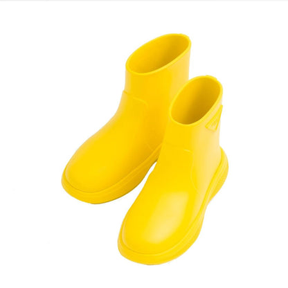 Prada Gummistiefel in Bicolor-Optik
