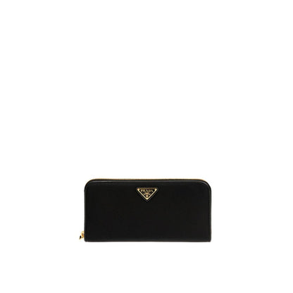Prada Schwarzes Nylon Portemonnaie