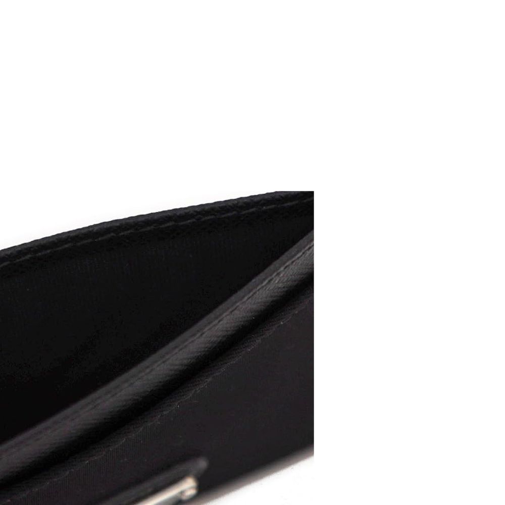 Prada Schwarzer Kartenhalter aus Nylon