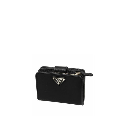 Prada Schwarzes Nylon Portemonnaie