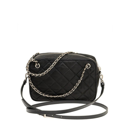 Prada Schwarze Nylon Umhängetasche