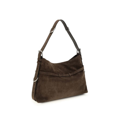 Givenchy Schwarze Bos Taurus Kalbsleder Schultertasche