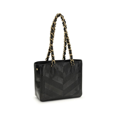 Valentino Garavani Schwarze Lammleder Schultertasche Ovis Aries Aries