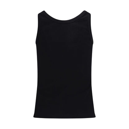 Versace Schwarze Baumwoll-Tanktops