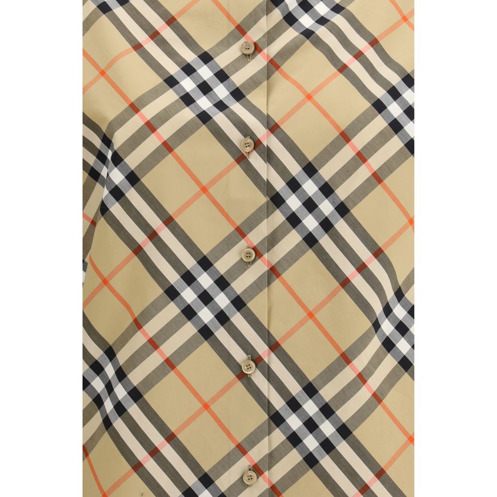 Burberry Mehrfarbiges Hemd aus Baumwolle mit Muster