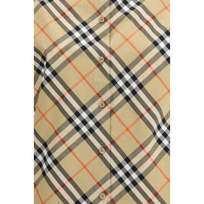 Burberry Mehrfarbiges Hemd aus Baumwolle mit Muster