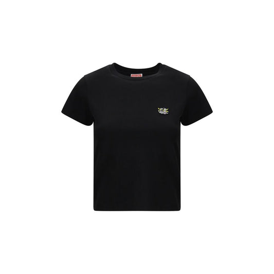 Kenzo Schwarzes Baumwoll-T-Shirt