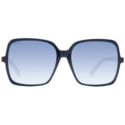 Max Mara Blaue Sonnenbrille aus Kunststoff