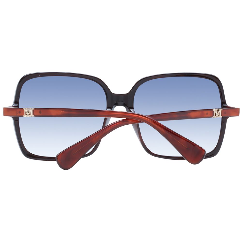 Max Mara Blaue Sonnenbrille aus Kunststoff