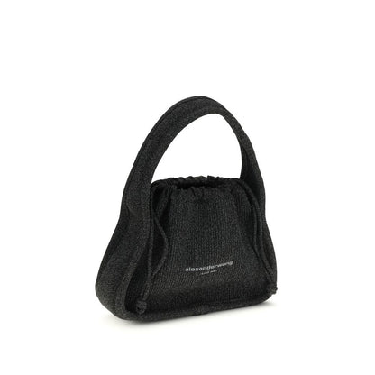 Alexander Wang Schwarze Handtasche aus Polyester