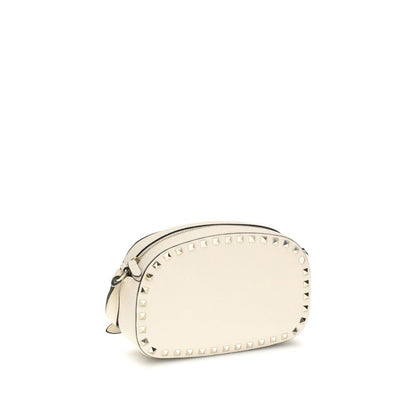 Valentino Garavani Beige Kalbsleder Bos Taurus Schultertasche