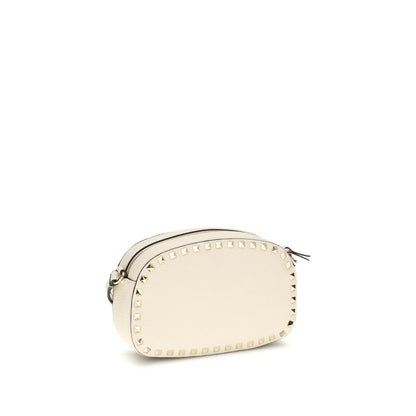 Valentino Garavani Beige Kalbsleder Bos Taurus Schultertasche