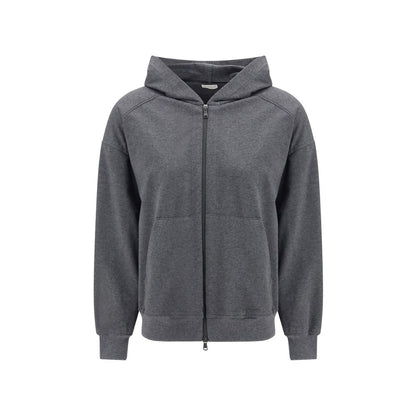 Brunello Cucinelli Grauer Baumwollpullover