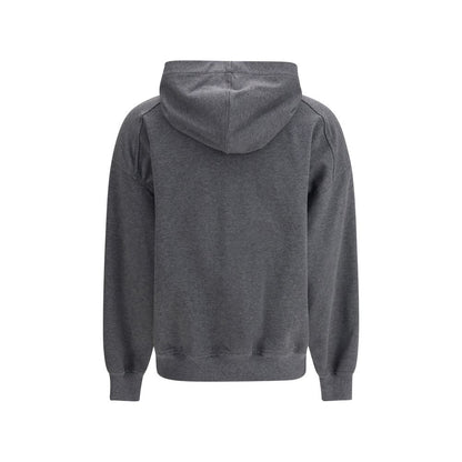 Brunello Cucinelli Grauer Baumwollpullover