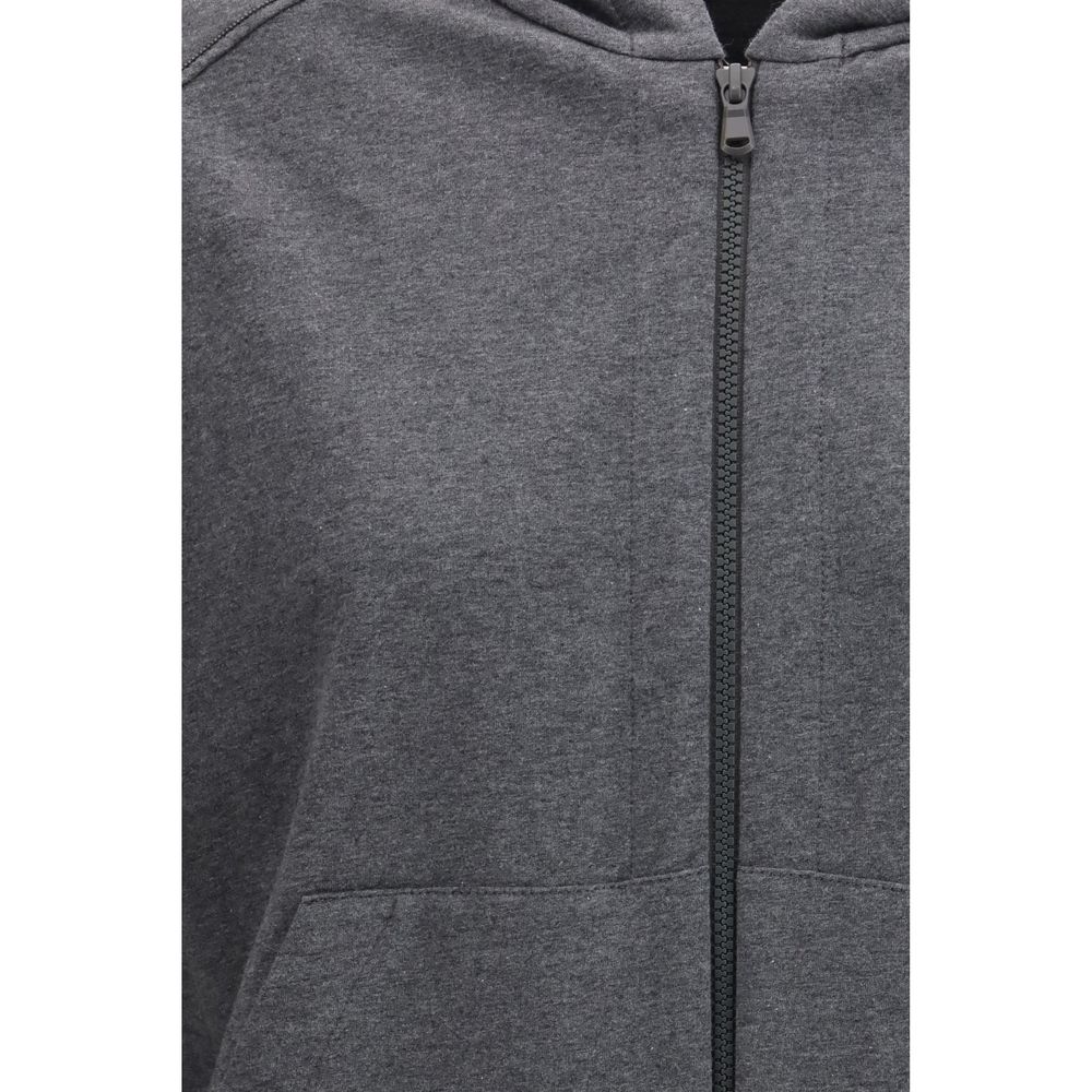 Brunello Cucinelli Grauer Baumwollpullover