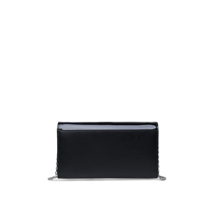 Maison Margiela Schwarzes Kalbsleder Portemonnaie