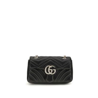 Gucci Schwarze Bos Taurus Kalbsleder Schultertasche