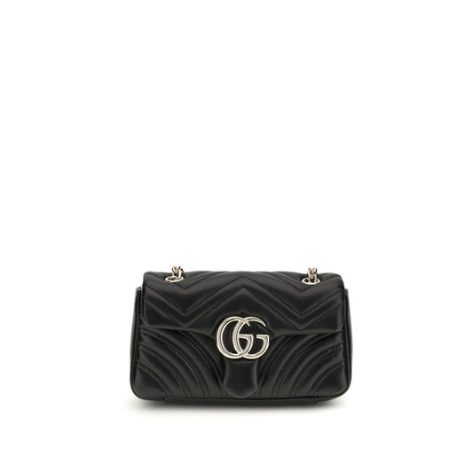 Gucci Schwarze Bos Taurus Kalbsleder Schultertasche