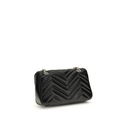 Gucci Schwarze Bos Taurus Kalbsleder Schultertasche