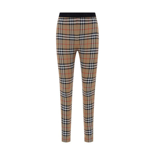 Burberry Braune Polyamid-Leggings
