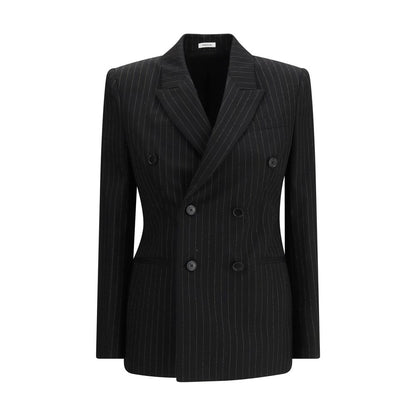 Alexander McQueen Schwarzer Wollblazer