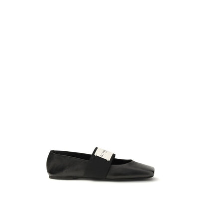 Givenchy Schwarze Lammleder Ballerinas Ovis Aries Aries