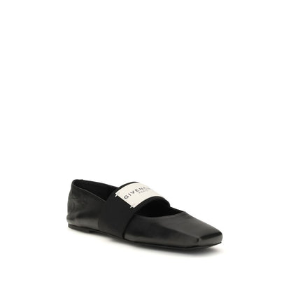 Givenchy Schwarze Lammleder Ballerinas Ovis Aries Aries