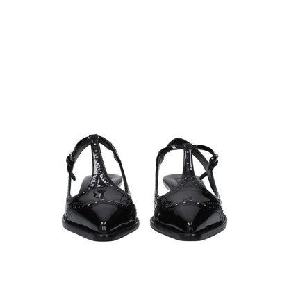 Miu Miu Schwarze Pumps aus Kalbsleder mit mittlerem Absatz
