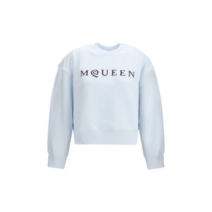 Alexander McQueen Blauer Baumwoll-Sweatshirt