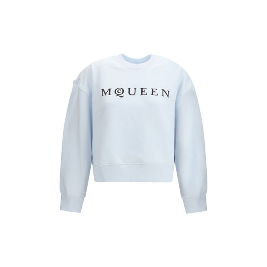 Alexander McQueen Blauer Baumwoll-Sweatshirt
