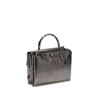 Coccinelle Schwarze Kalbsleder Bos Taurus Handtasche