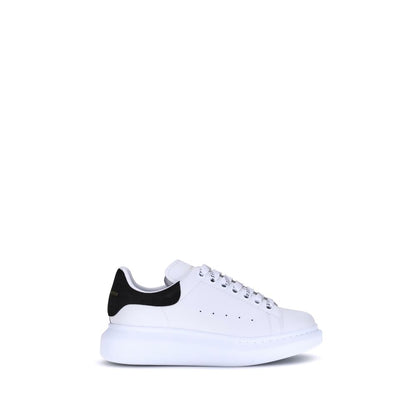 Alexander McQueen Weiße Bos Taurus Kalbsleder Plateau-Sneaker