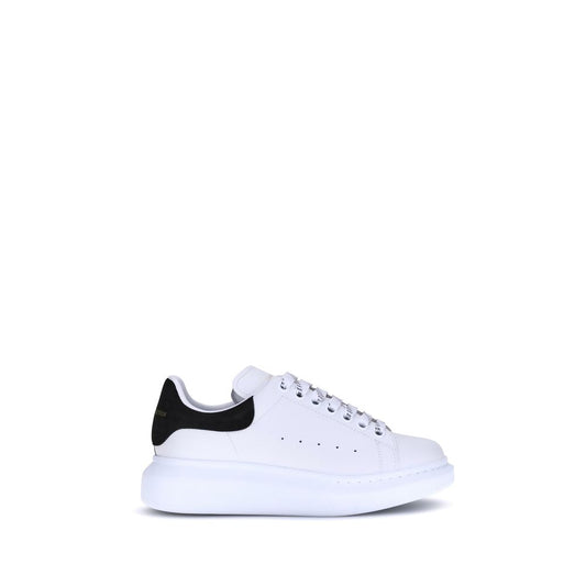 Alexander McQueen Weiße Bos Taurus Kalbsleder Plateau-Sneaker
