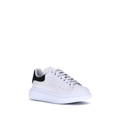 Alexander McQueen Weiße Bos Taurus Kalbsleder Plateau-Sneaker