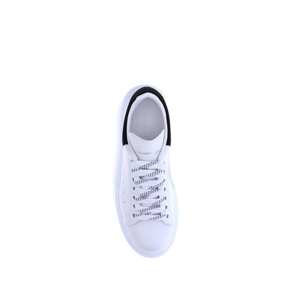 Alexander McQueen Weiße Bos Taurus Kalbsleder Plateau-Sneaker
