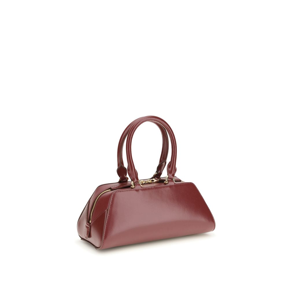 Givenchy Burgundy Calf Leather Bos Taurus Handbag