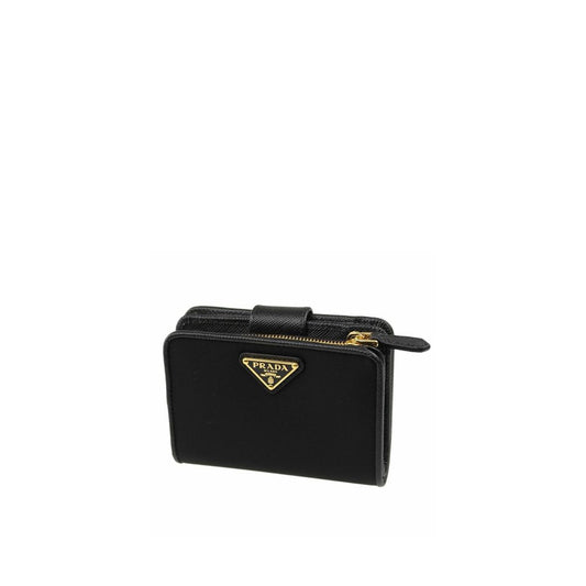 Prada Schwarzes Nylon Portemonnaie