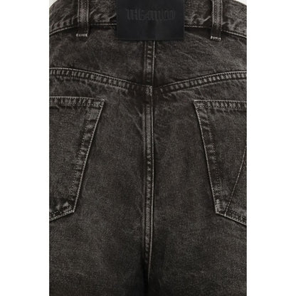 The Attico Schwarze Baumwolljeans Denim