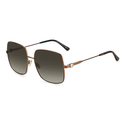 Jimmy Choo Braune Sonnenbrille aus Metall