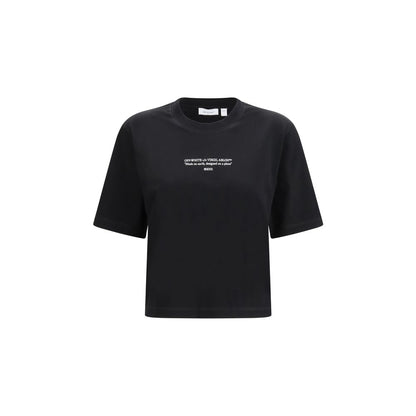 Off-White Schwarzes Baumwoll-T-Shirt