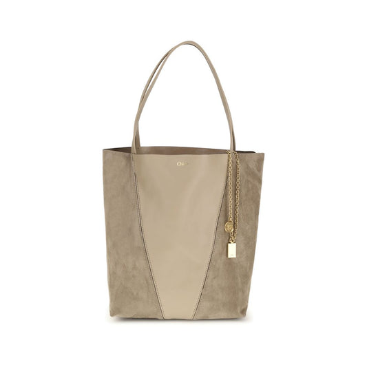 Chloé Beige Kalbsleder Bos Taurus Schultertasche