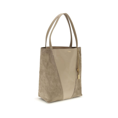 Chloé Beige Kalbsleder Bos Taurus Schultertasche