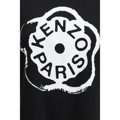 Kenzo Schwarzes Baumwoll-T-Shirt