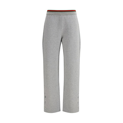 Gucci Graue Baumwoll-Freizeithose