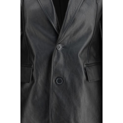 Balenciaga Schwarze Lederjacke