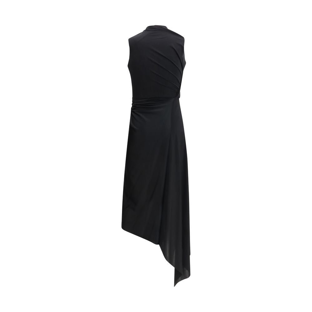 Balenciaga Schwarzes Polyamid-Freizeitkleid