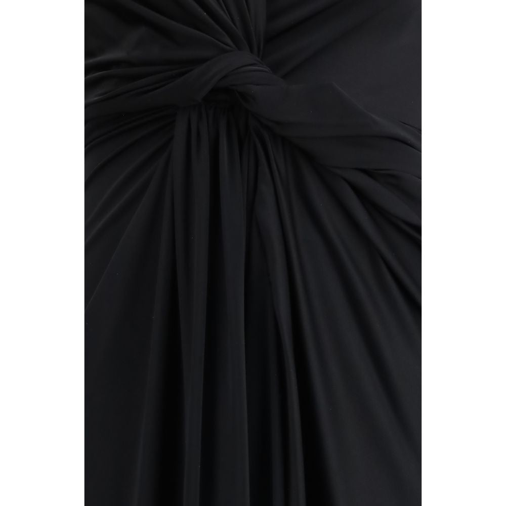 Balenciaga Schwarzes Polyamid-Freizeitkleid