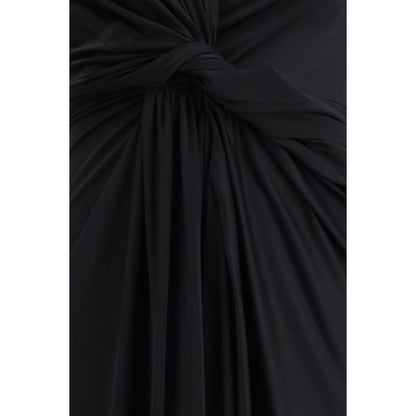 Balenciaga Schwarzes Polyamid-Freizeitkleid